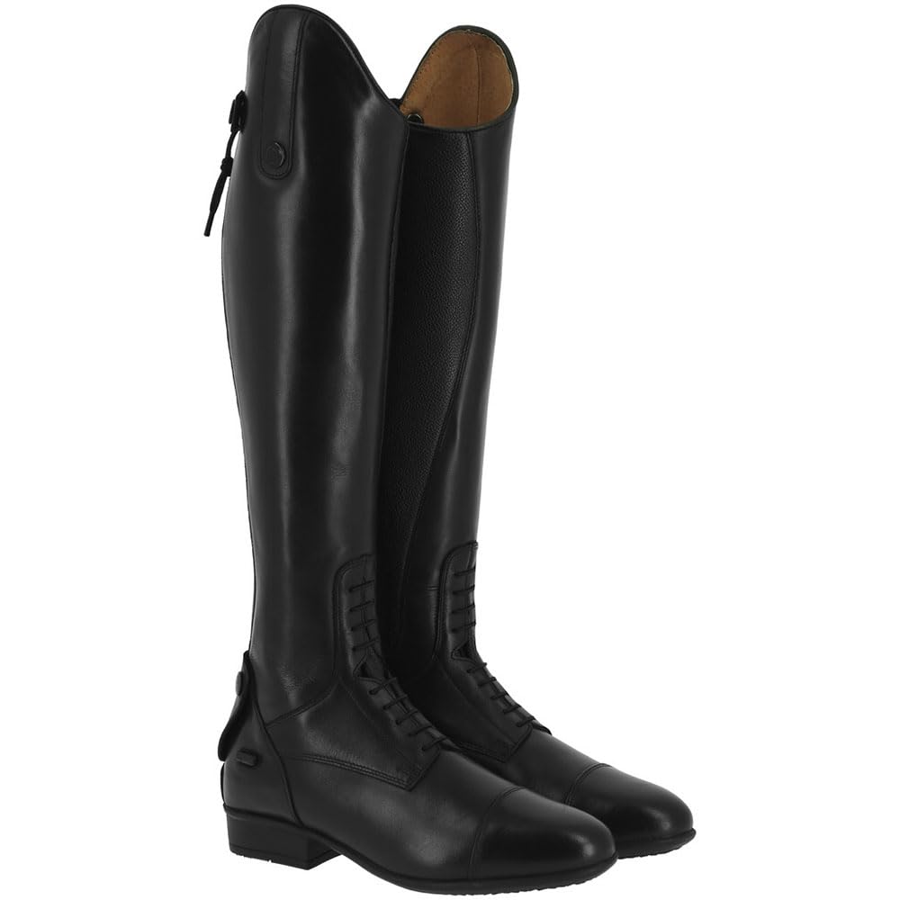 EQUITHEME Leather Lace Up M Riding Boots EU 36