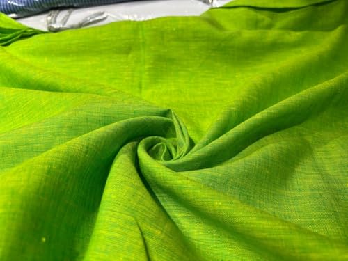 Tissu 100 % lin Lea des années 60 large de 147 cm au mètre en 3 coloris