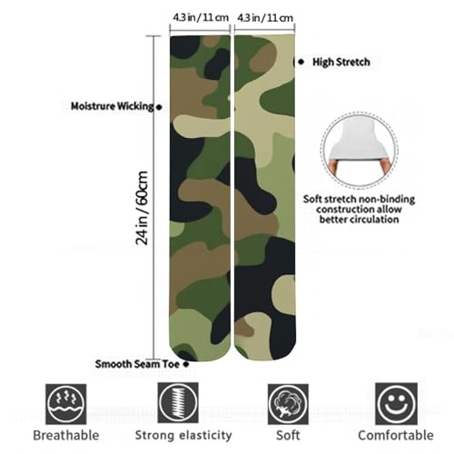 Fashion Dress Decor Socks Soft Compression Socks Knee High Stockings3