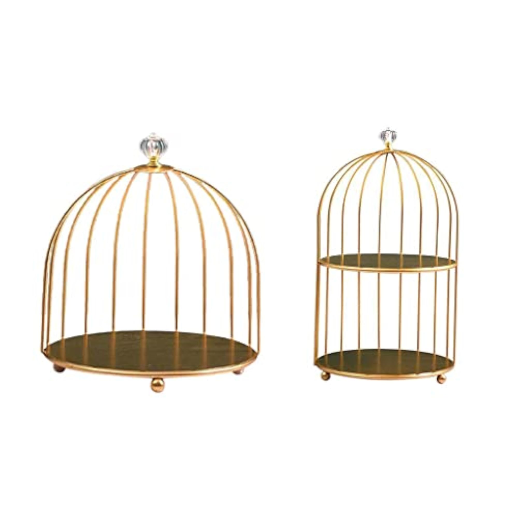 Bird Cage Desktop Perfume Organizer, 1 and 2 Tiers