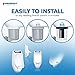 2 pcs Urinal Filters for Waterless Sloan Falcon Bobrick EZ urinals - No Odor - With Enzymes - No Gel Liquid needed - Lasts longer - Works with existing Cleaners