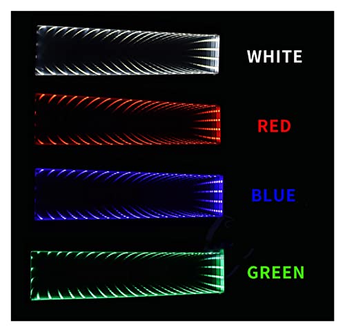 Langjing Liangjing Infinity Galaxy 3D Interior Rear View Mirror Bottomless Endless Abs Rearview Car Rgb Led Clip On Rearview Mirror #TOP7