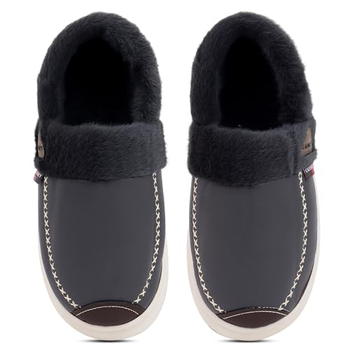 Image of CASSIEY Comfortable Indoor /Outdoor Winter Snow Boot |Men's Slip on Fur Shoes