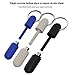 OYHBO Cigar Punch Set of 3 Cigar Accessories Bullet Style Plastic Keychain Punch with 8 mm Hole (White & Black & Blue)