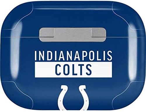 Skinit Decal Audio Skin Compatible with Apple AirPods Pro - Officially Licensed NFL Indianapolis Colts Blue Performance Series Design