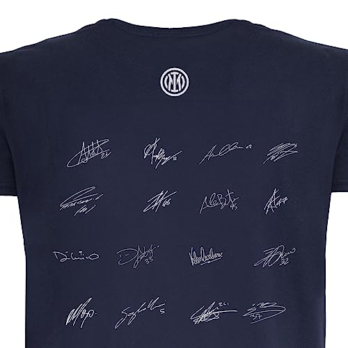 Inter Champions Shirt Camisetas, Azul Marino, L Unisex Adulto