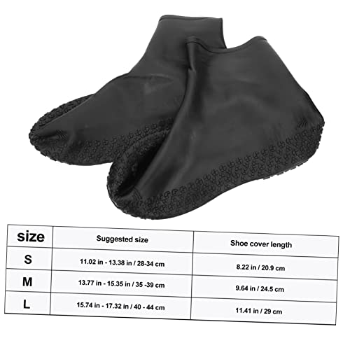 Cubrecalzados reutilizables PartyKindom para días lluviosos, cubrebotas impermeables con suela antideslizante y elásticos para hombre y mujer miniatura 4