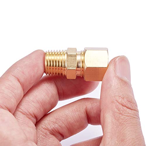 Zkzx Brass Compression Tube Pipe Fitting Connector thumb #2
