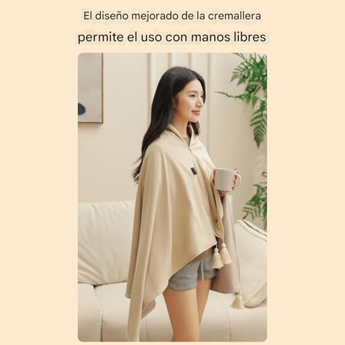 Bufanda térmica recargable para cuello con tres temperaturas regulables 2