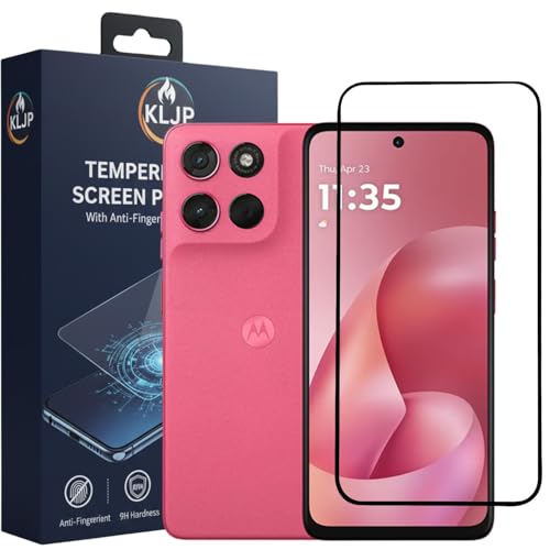 Image of Military-Grade Gorilla Tempered Glass For Moto G67 Power / G57 Power 5G With Installation Kit | Edge to Edge Coverage | Black