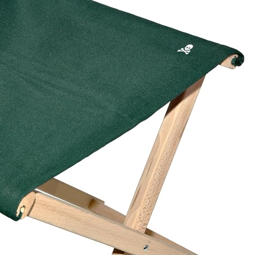 Miniatura 4 de Scalpers - Taburete Director Plegable Fabricada en Madera de Haya Estructura sin Barniz de Primera Calidad, Lona Color Verde Oscuro