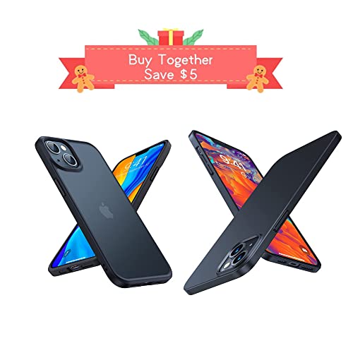 TORRAS Slim Fit for iPhone 14 Case/iPhone 13 Case, Ultra-Thin Sturdy Protective Cover with Anti-Scratch & No Fingerprint Hard Plastic Super Slim Phone Case for iPhone 14/13 (6.1")