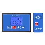 FTVOGUE 6.5V-55V 30A LCD Motor Cycle Run/Stop Timer Remote Control DC Brush Motor Speed Controller