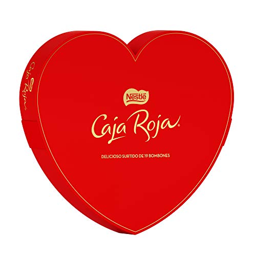 NESTLÉ Caja Roja Bombones de chocolate con leche San Valentín, 150g