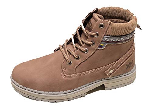 Xti - Bota Travesia para Mujeres Talla 40, Color Rosa