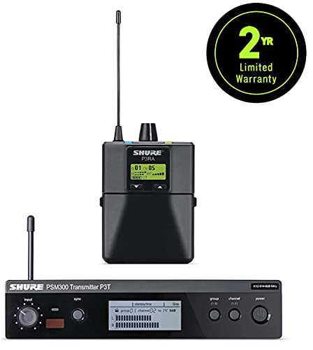 Image of Shure P3TRA215CL PSM300 Wireless Stereo Personal Monitor System with SE215-CL Earphones, G20