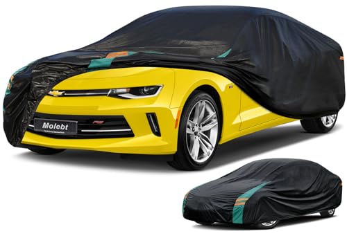 Image of Car Cover Custom Fit for Chevy Camaro (1LS, 1 /2 /3 LT, LT1, 1SS, 2SS, ZL1), 1971-2025 Chevrolet Camaro Waterproof All Weather for Automobiles, Outdoor Full Cover Rain Sun UV Protection.