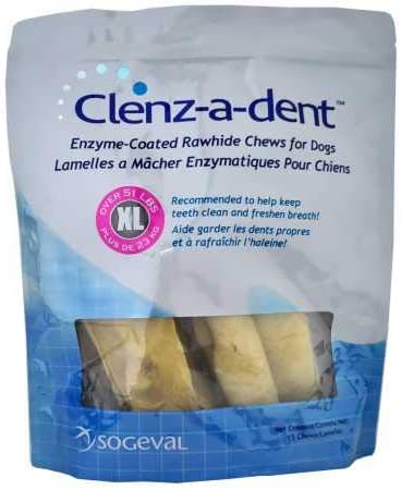 Clenz-A-Dent Rawhide Chews X-Lg 15 count