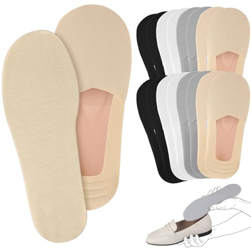 8 pares de cubreplantillas invisibles para mujer ultra finas miniatura 1