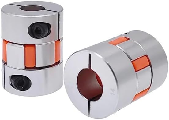 D30L40 6/6.35/8/10/12/14mm Stepper Electronic Starter Shaft Coupler Flexible Jaw Spider Plum Coupling Industrial Motors(10x15)