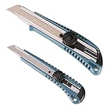 SN-KNIFE 2PK Wheel-Lock Heavy-Duty Snap Off Utility Knife
