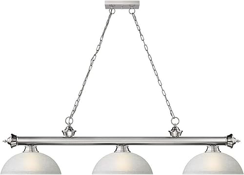 Miniatura 3 de Z-Lite 2306-3RB-RB15 Cordon - 3 billares ligeros en estilo tradicional y clásico, 18.75 pulgadas de alto y 14 pulgadas de ancho,