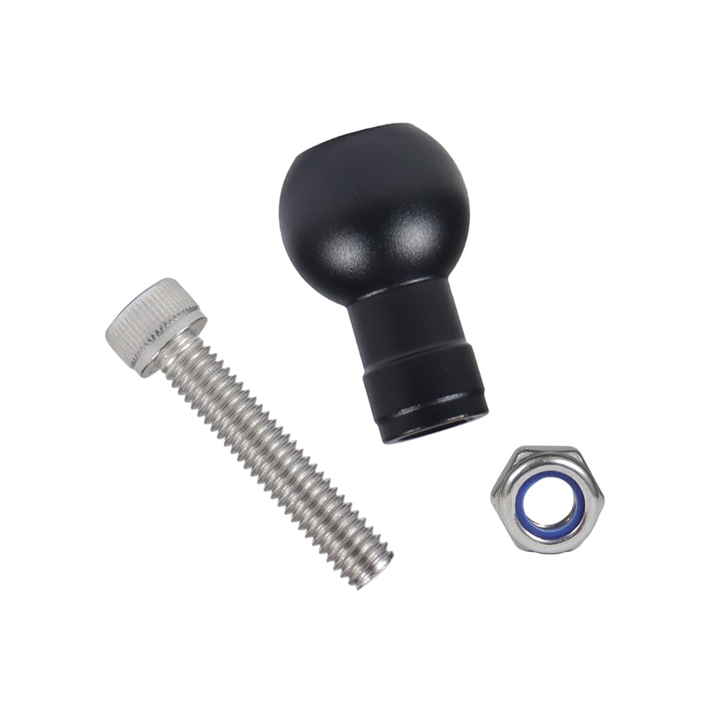 NovelGoal 13mm/15mm/17mm Ball Head Mount 1/4 Schroef Adapter voor Camera Telefoons GPS Houder Deel Fotografie (15 MM Ball Head