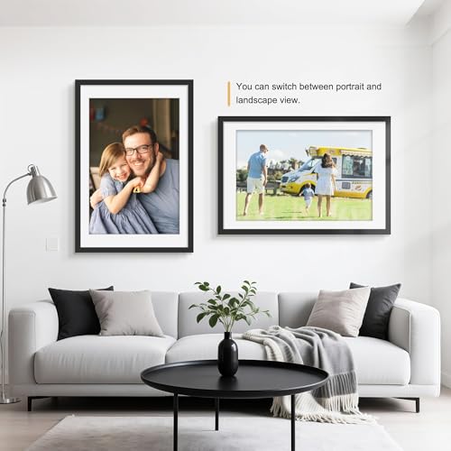 Image of Picrit 24x36 Poster Frame Set of 7, Black Wall Gallery Picture Frames
