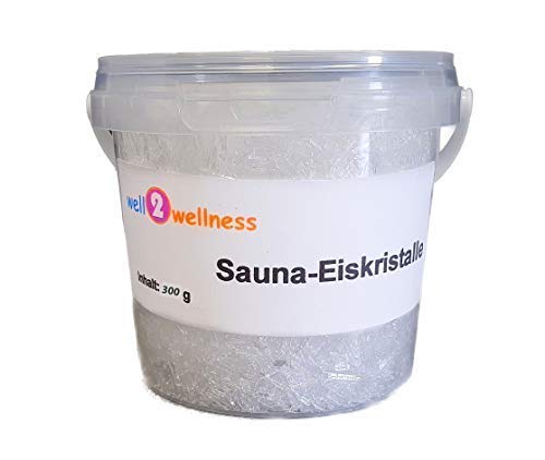 Well2wellness Cristaux de menthe sauna pour inhalation à partir de 100% huile pure de menthe 300 g Cover