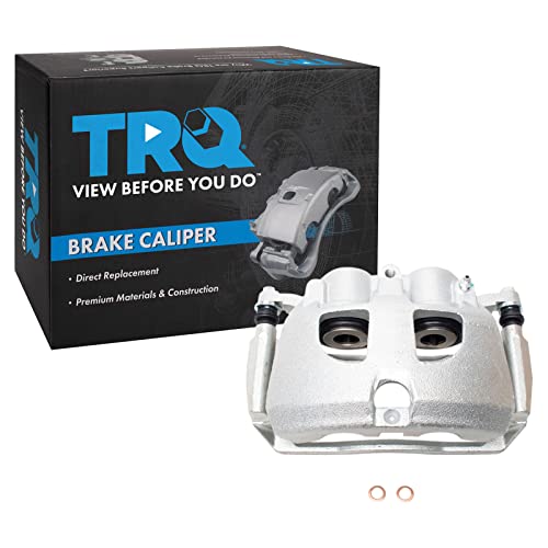 Image of TRQ Rear Right Brake Caliper w /Bracket Passenger Side