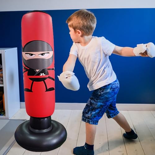 Sac de boxe gonflable stable pour s'amuser dans le jardin