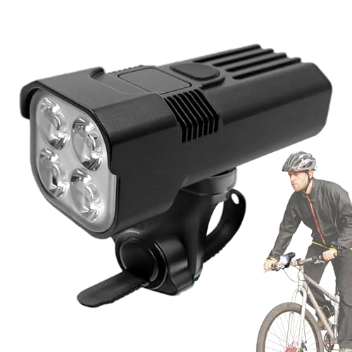 Phare de vélo LED puissant pour voir et être vu lors de la conduite de nuit