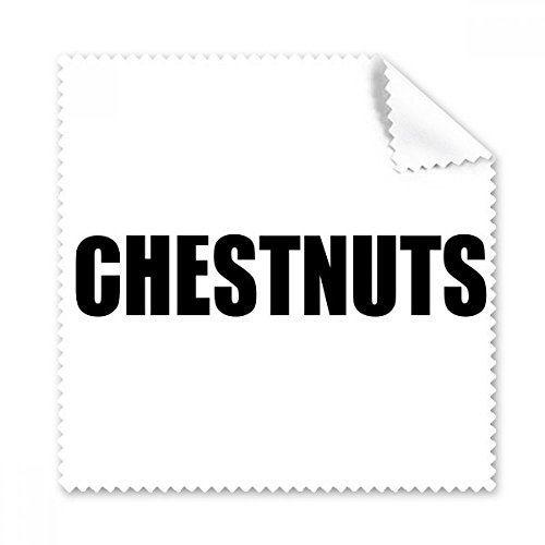 Chiffon châtaignes pour nettoyer l'écran du téléphone au bureau ou en voyage
