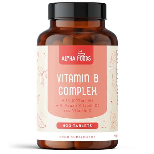 Vitamina B Complex | Alta Dosis con B1, B2, B3, B5, B6, B7 (Biotina), B9 (Ácido Fólico), B12 |...