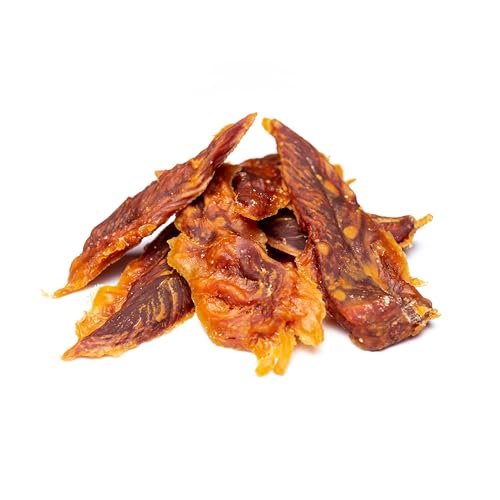 Mr. Pretzel Hähnchenfilet-Snack – Getrocknete Filetstreifen aus 100 % Huhn – 500 g | Hochwertiger Fleischsnack | Premium-Hundesnack | Getreidefrei | Ohne Zusatzstoffe | Für Hunde Aller Größen