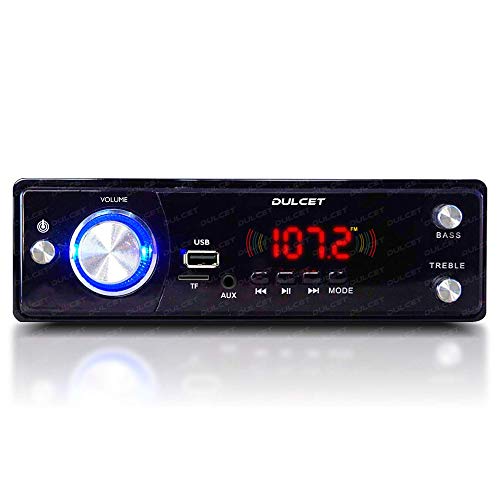 Dulcet DC3030X High Power Single Din MP3 Car Stereo with Big LED