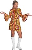 Charades Child's Rainbow Lights Disco Diva Costume, As Shown, Medium