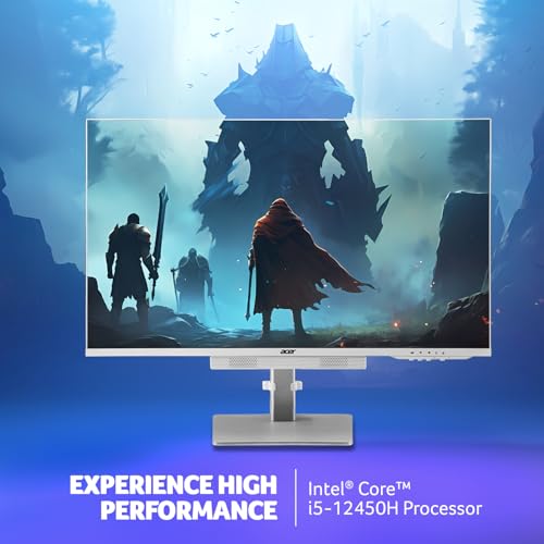 Image of acer Aspire C27 68.58 cm (27 inch) Full HD IPS Display All in One (AIO) Desktop Intel Core i5-12450H Processor (Win11 Home /16 GB /1 TB SSD /Microsoft Office) Full HD Webcam, Wireless Keyboard & Mouse