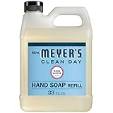Mrs. Meyer’s Clean Day Liquid Hand Soap Refill, RainWater Scent, 33 Ounce Bottle