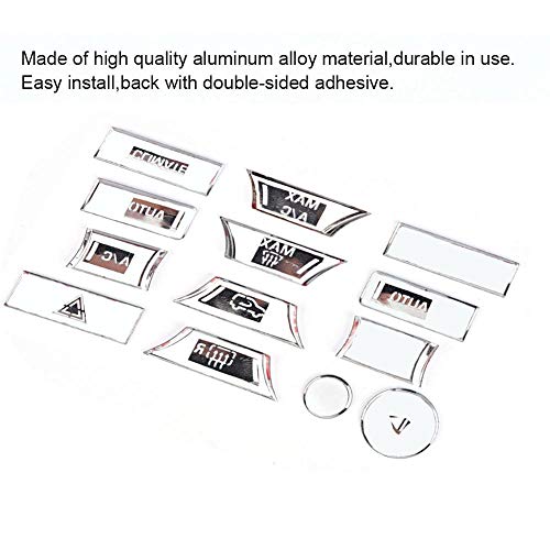 Image of Air Conditioner Trim, 13pcs Car Air Conditioner Button Patch Trim Fit for Land Rover Range Rover Sport 2014-2017