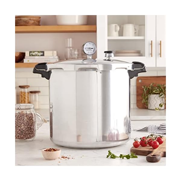 Presto 01784 23Quart Induction Compatible Pressure Canner MAKE READY