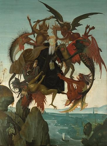 Toile le Tourment de saint Antoine de Buonarroti 60x90cm