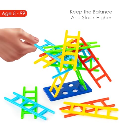 Image of RATNA'S Balance The Ladders Stacking & Balancing Skill Game for Family & Kids 5+ Years