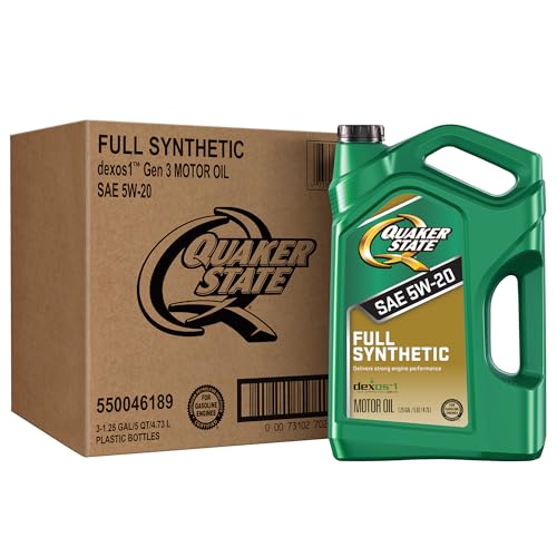 Quaker State Full Synthetic 5W-20 Motor Oil bottle