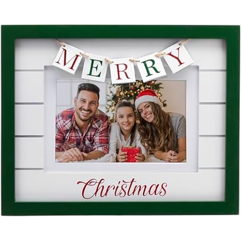 FINE PHOTO GIFTS Merry Christmas 6" x 4" or 7" x 5" Picture Frame Cover