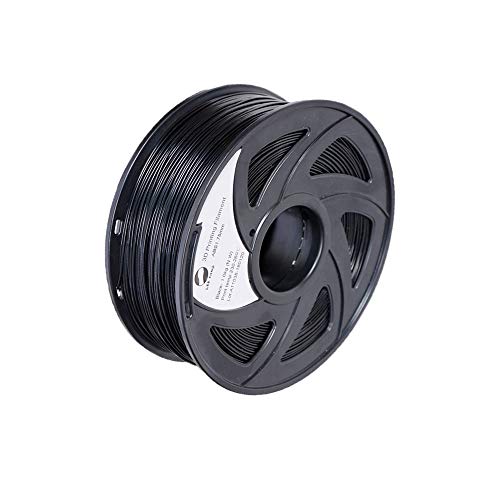LEE FUNG ABS 3D Printer Filament 1.75mm,1kg (2.2lbs) Spool, Dimensional Accuracy +/- 0.05 mm Black