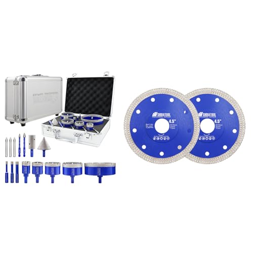Kit de brocas de diamante para azulejos 15 piezas miniatura 1