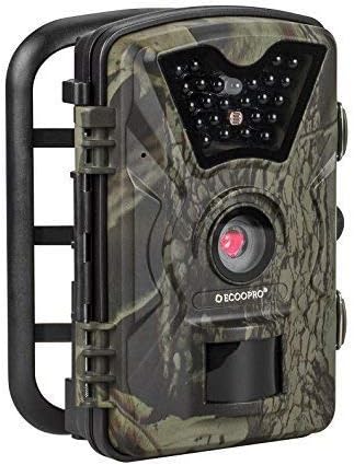 ECOOPRO Trail Camera 12MP 1080P HD Game Hunting Camera 65ft Infrared Night Vision,90°Detection Angle,24pcs 940nm IR LEDs,2.4" LCD Screen&Waterproof IP66 Wildlife Hunting Cam (A)