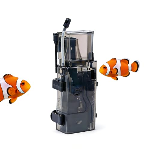 Seawater Aquarium Protein Skimmer Suitable for Aquariums of 80 gallons or Less Also Applicable to Saltwater Coral Tanks. Built-in wall-Mounted Type