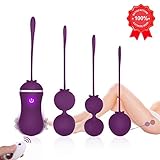 【5 PIEZAS EN UN SISTEMA】 Un completo sistema de 4 kegel de silicona diseñado para proporcionar un entrenamiento completo del piso pélvico desde principiante hasta niveles avanzados. Un control remoto que le permite prestar más atención al cambio de modo de trabajo y concentrarse en el ejercicio.【AJUSTE PERFECTO】 El juego de bolas de amor contiene 3 bolas de diferentes clases de peso, la primera capa tiene un tamaño de 136 * 34 mm, el peso es de 38 g, la segunda capa tiene un tamaño de 162 * 28 m